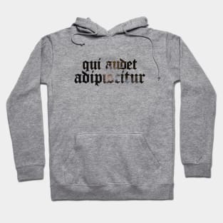 Qui Audet Adipiscitur - Who Dares Wins Hoodie